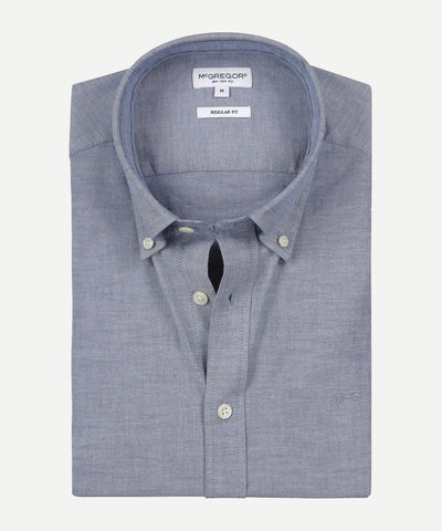 McGregor, Stretch Oxford Navy Shirt