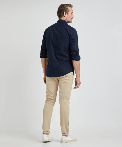 McGregor, Stretch Poplin Navy Shirt