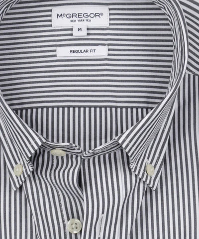McGregor, Navy Stripe Poplin Shirt