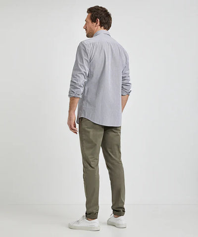 McGregor, Navy Stripe Poplin Shirt