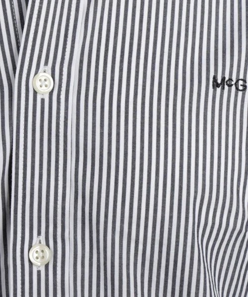 McGregor, Navy Stripe Poplin Shirt