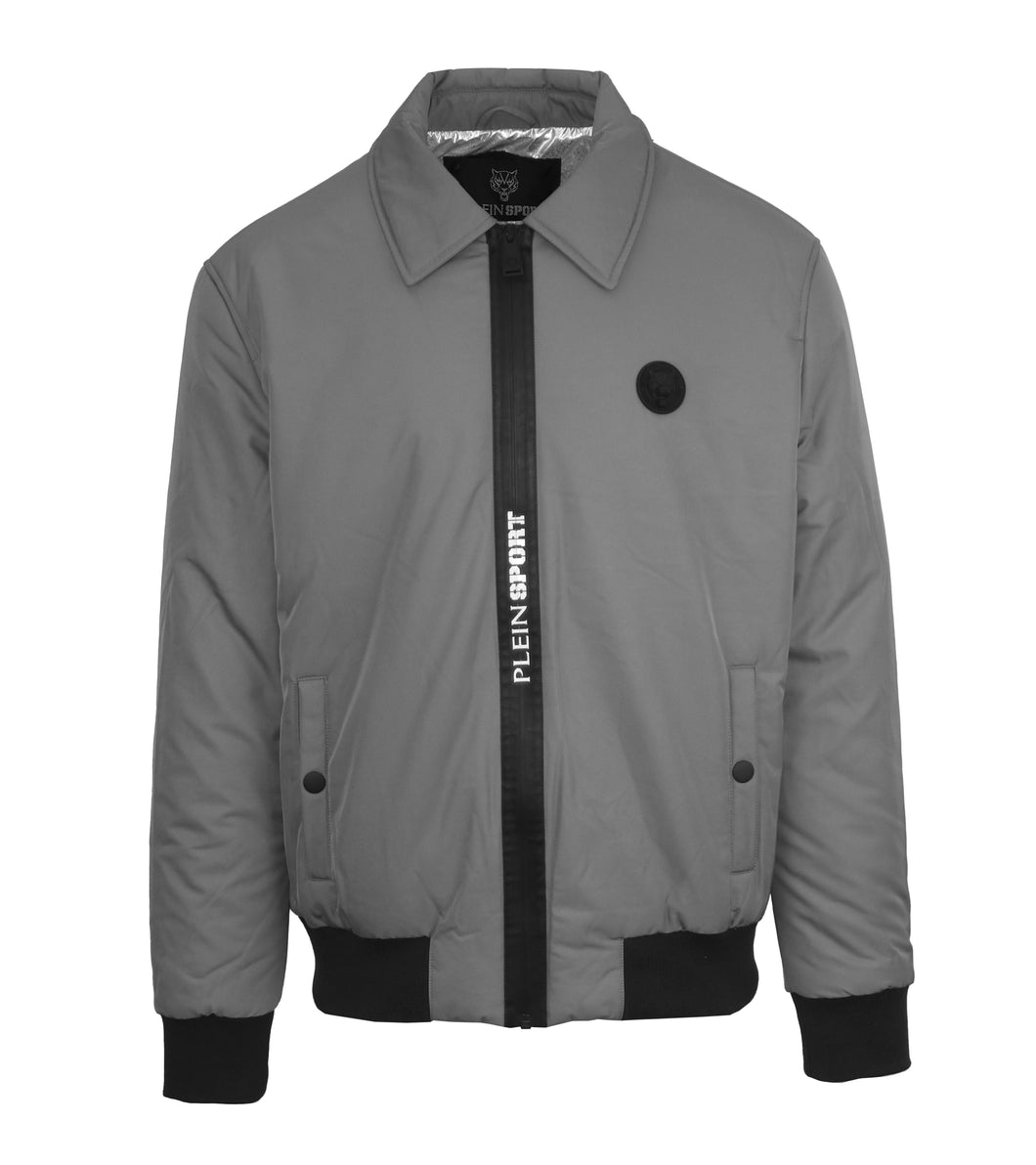 Plein Sport,tailored Grey solid jacket
