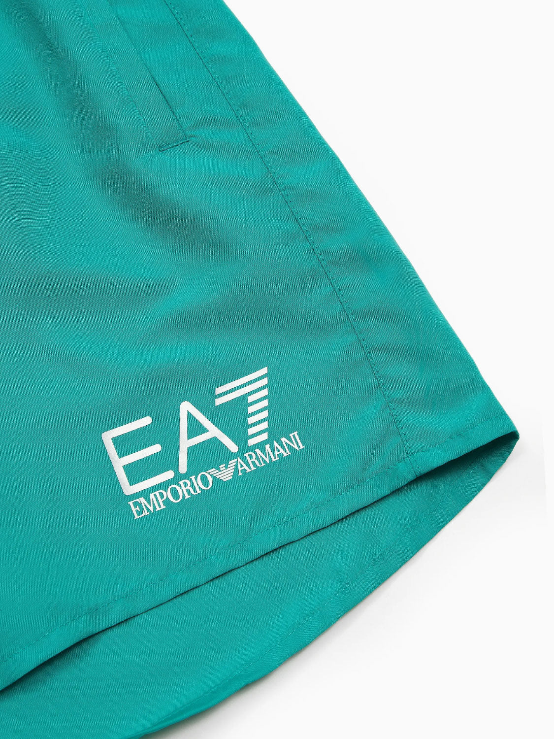 EA7, Spectra Green With Silver  Emblem Swim Short