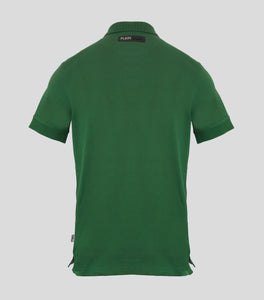 Plein Sport, Green Polo With Scratch Logo