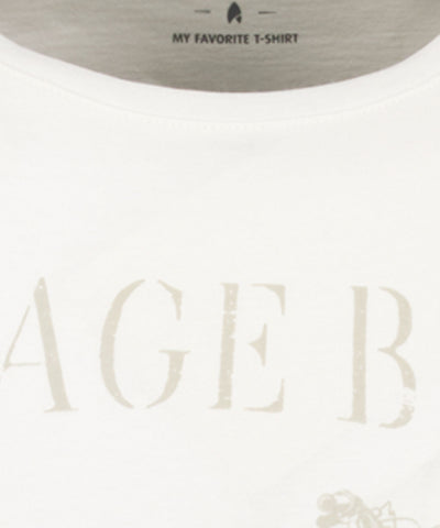 Ragman, White T-Shirt With Laserprint