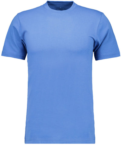 Ragman, Round Neck Blue Basic T-Shirt