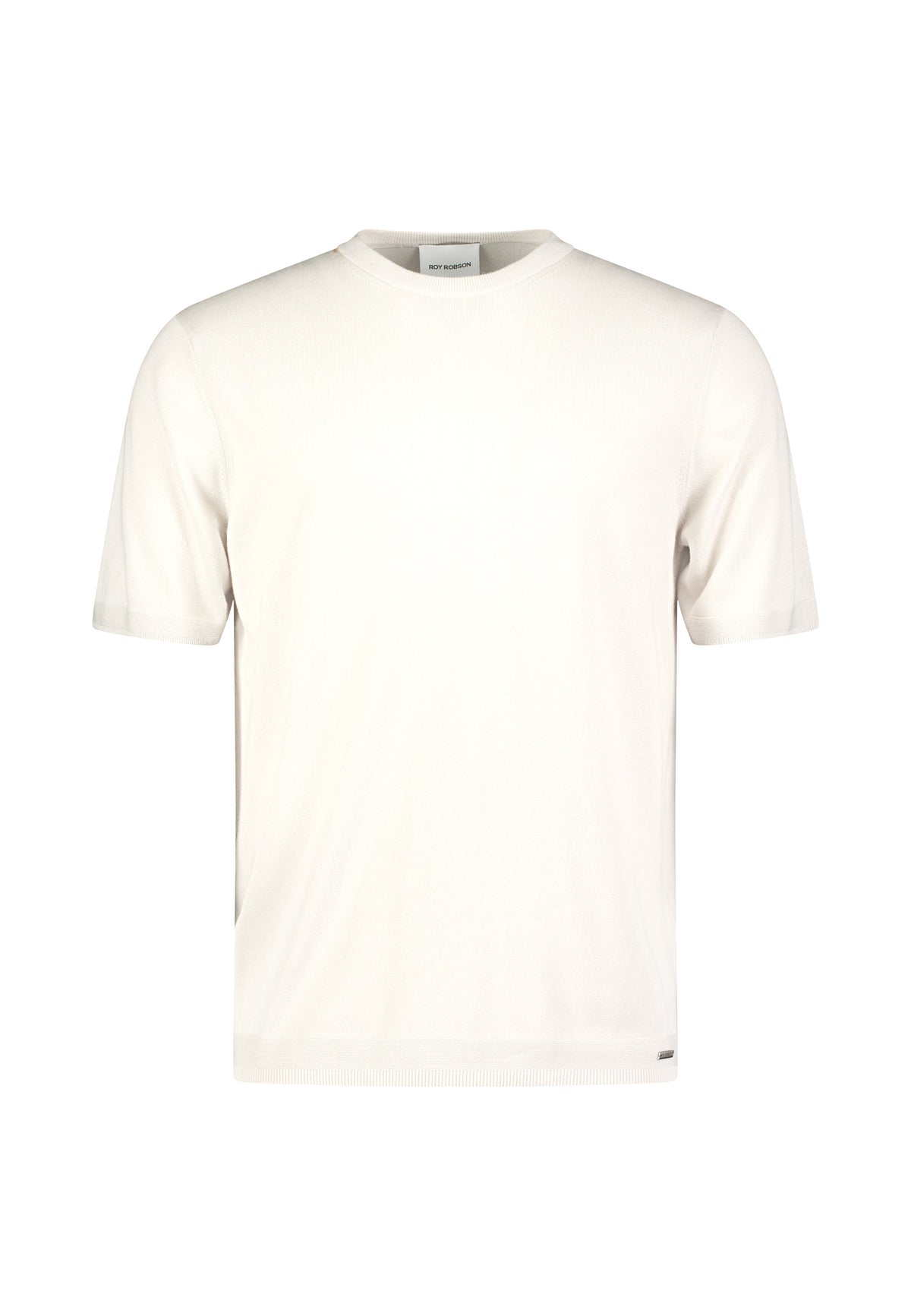 Roy Robson,T-shirt with ribbed cuffs