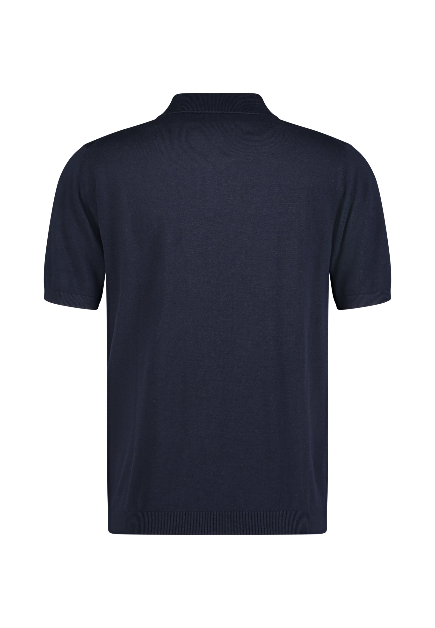 Roy Robson, Navy Knitted Polo Shirt