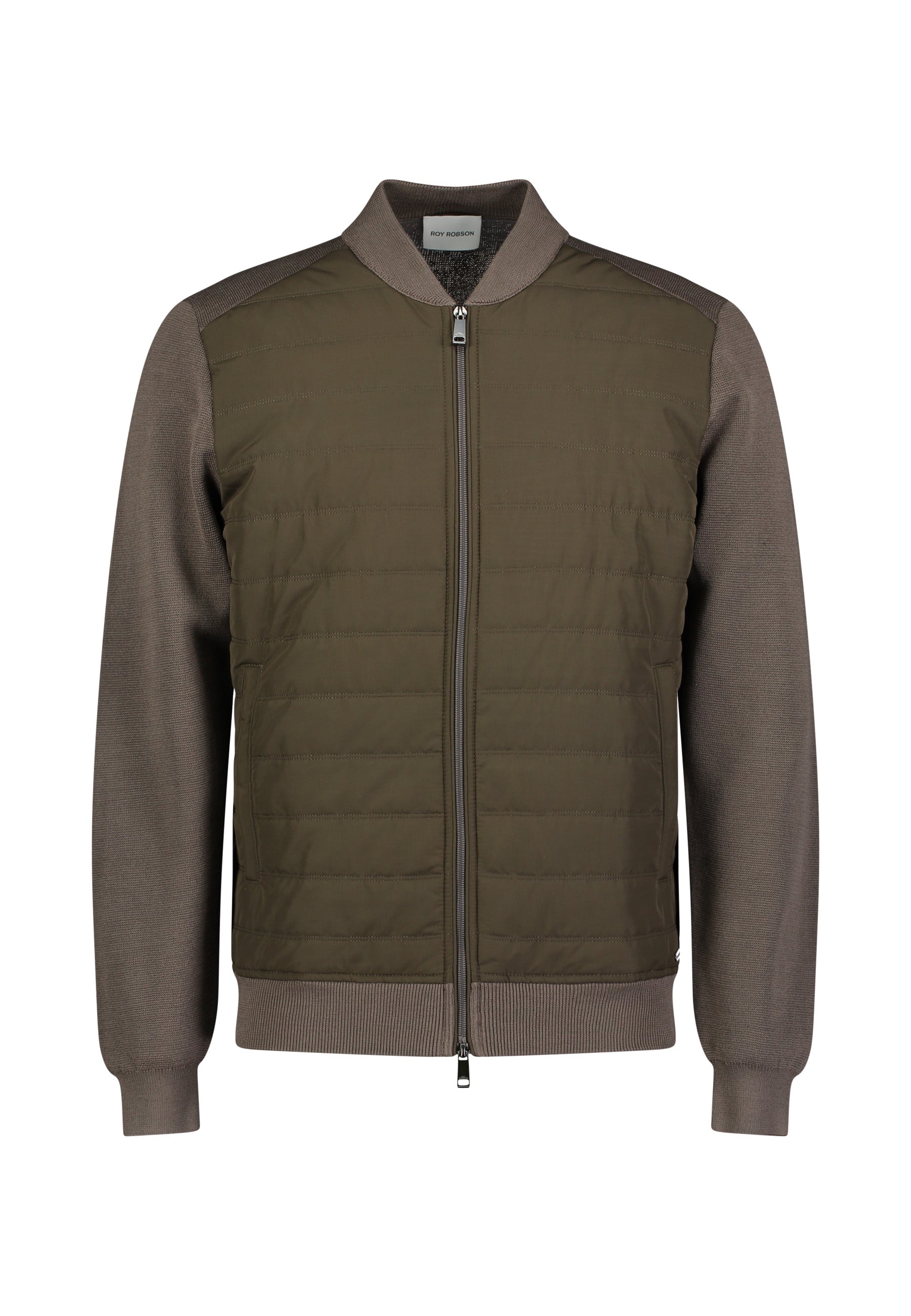 Roy Robson, Hybrid Knit Brown  Jacket