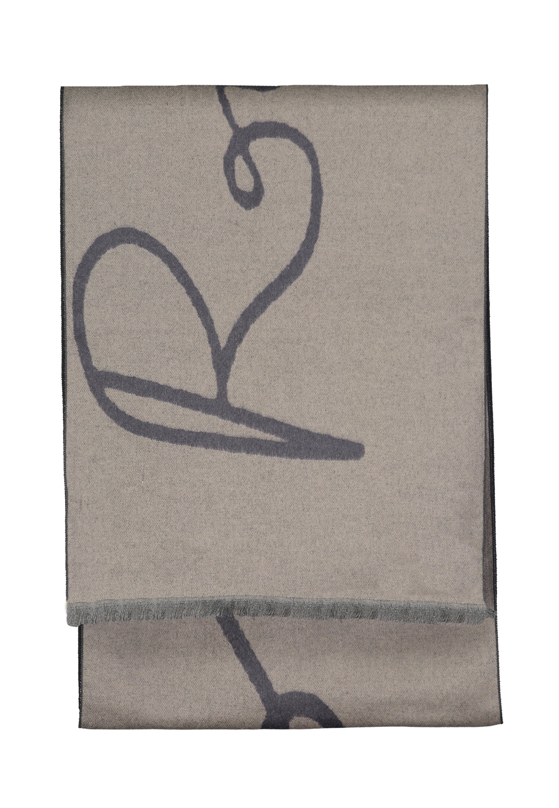 Roy Robson, Brown Scarf with Signature Emblem