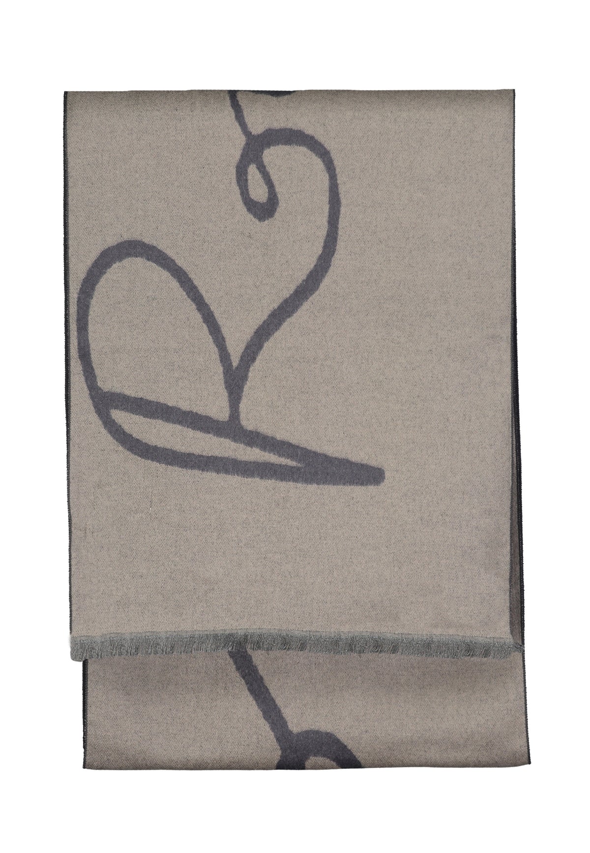 Roy Robson, Brown Scarf with Signature Emblem