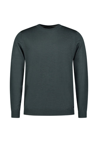 Roy Robson, Virgin Wool Dark Green Pullover