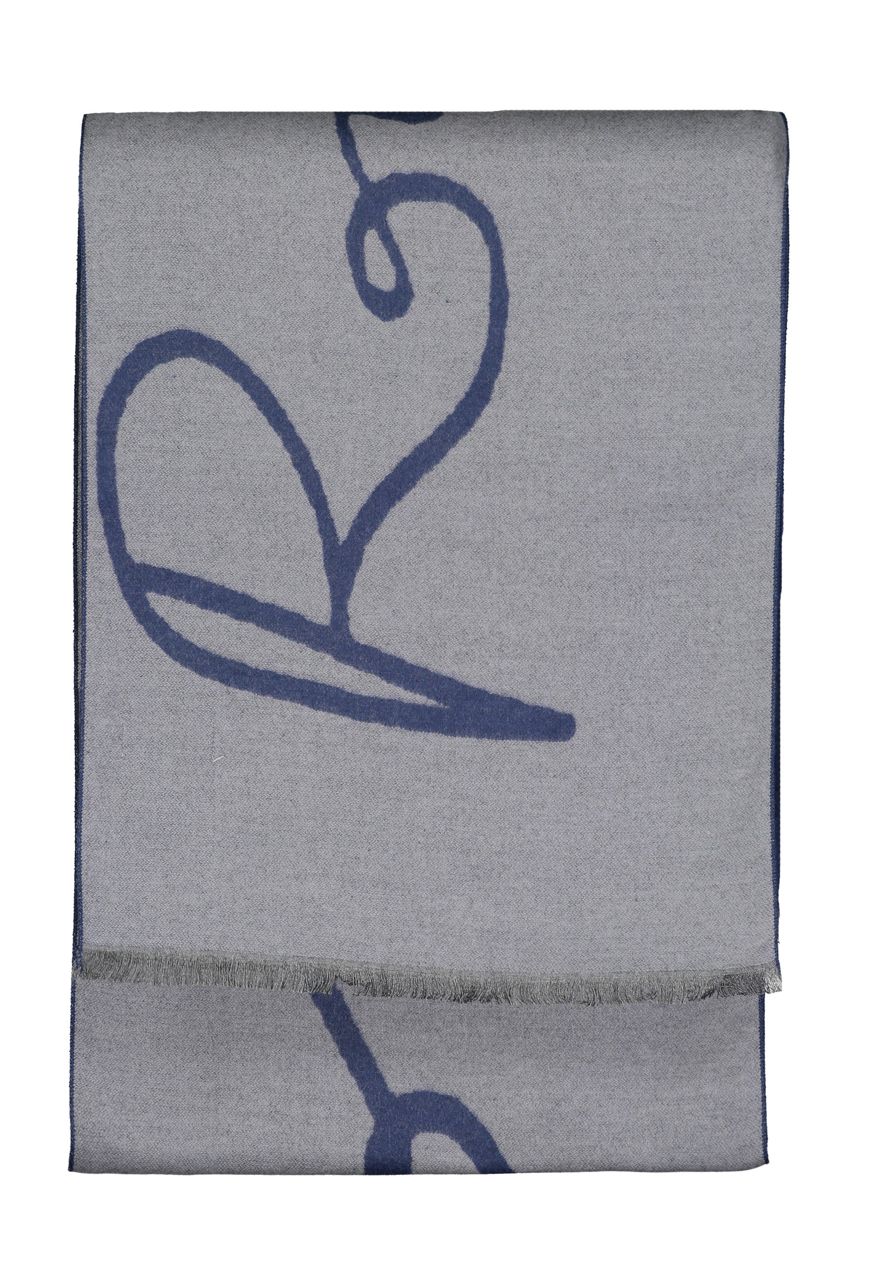 Roy Robson, Light Blue Scarf with Signature Emblem