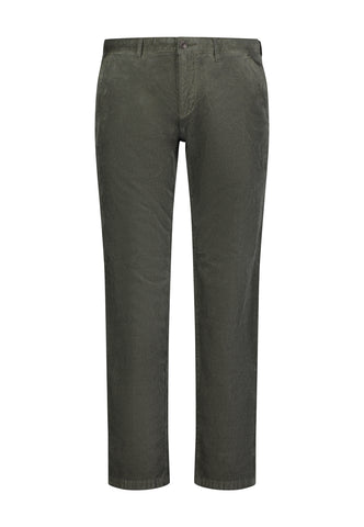 Roy Robson, Dark Green Velvet Stretch Chino