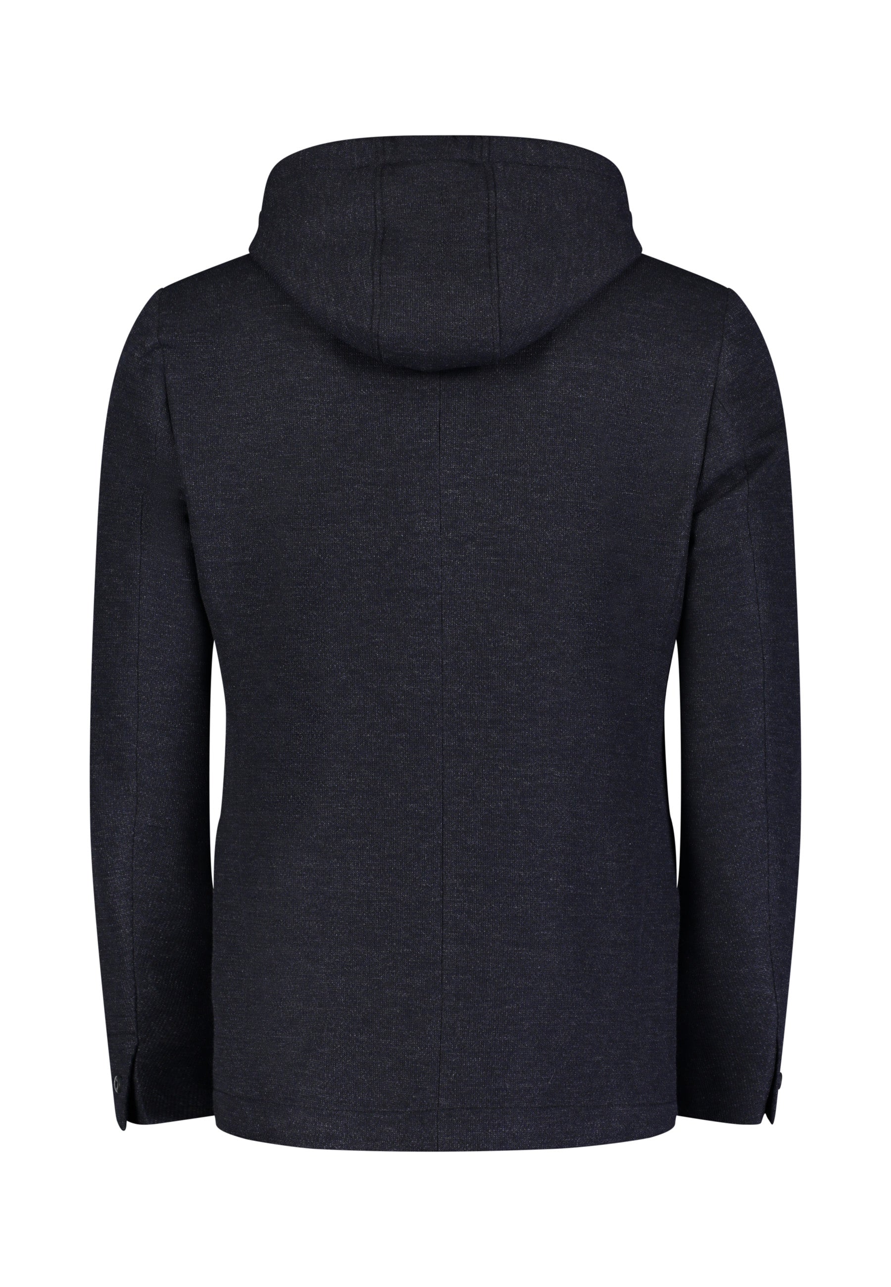 Roy Robson, Navy Jersey Blazer with Removable Hoodie Insert