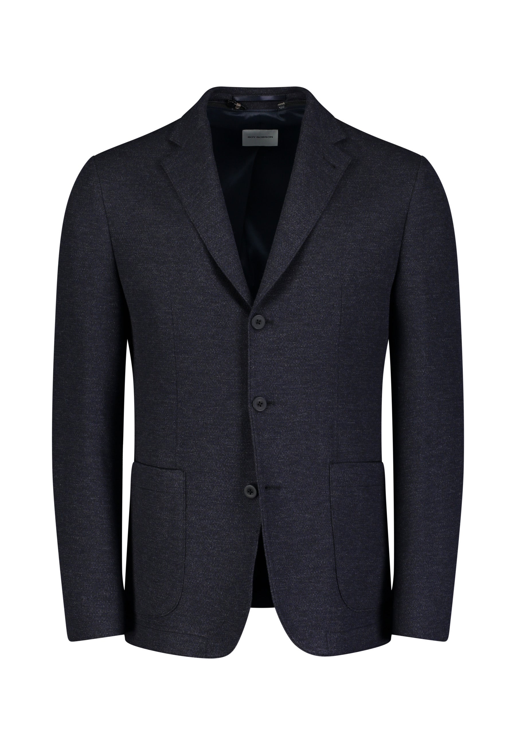 Roy Robson, Navy Jersey Blazer with Removable Hoodie Insert