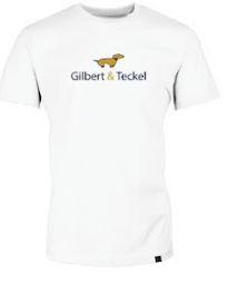 Gilbert Teckel, White T-Shirt With Emblem