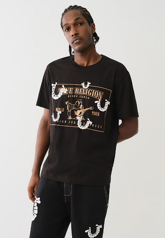 True Religion, Puff Print Horse Shoe Tee