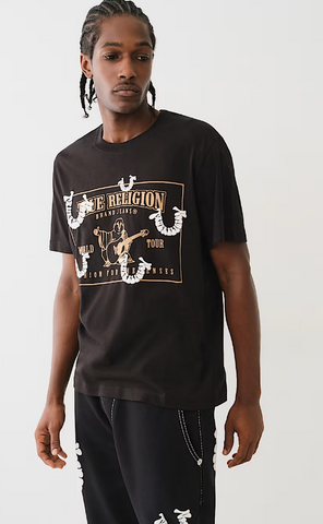 True Religion, Puff Print Horse Shoe Tee