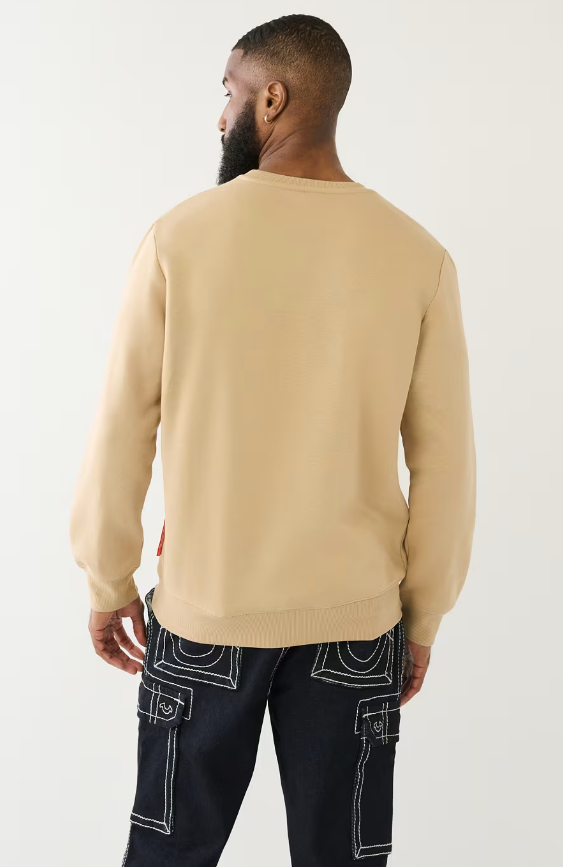 True Religion, Buddha Embroidered Sweatshirt
