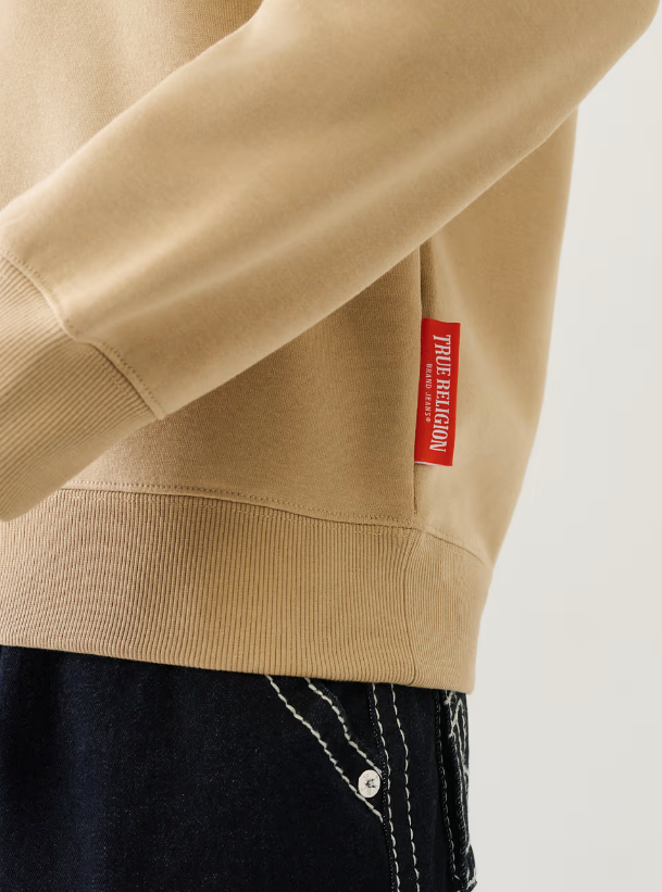 True Religion, Buddha Embroidered Sweatshirt