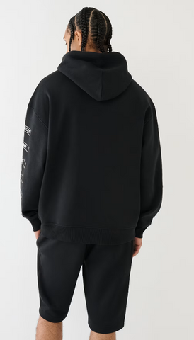 True Religion, Embroidered Patch Hoodie