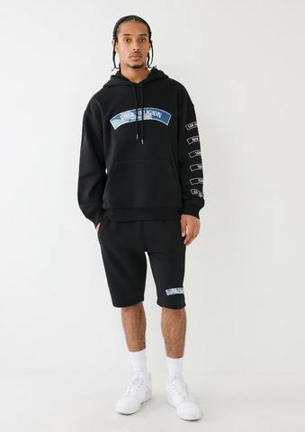 True Religion, Embroidered Patch Hoodie
