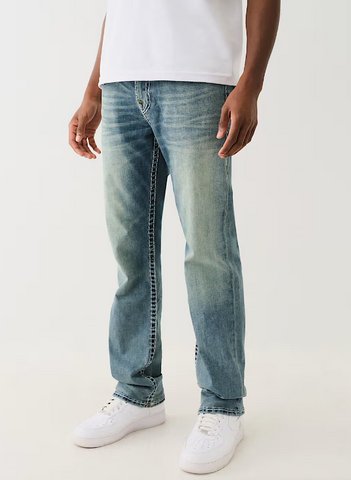 True Religion, Ricky Tri-Color Super T Straight Jeans