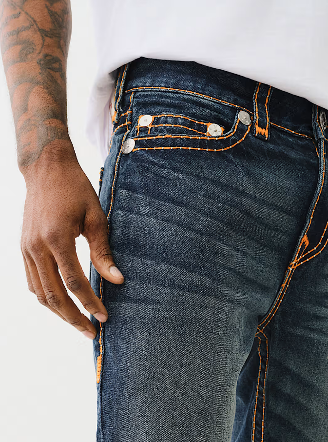 True Religion, Rocco Pick Stitch Skinny Jeans