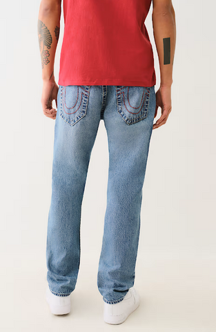 True Religion, Geno Big T Slim Street Vice Medium Wash Jeans