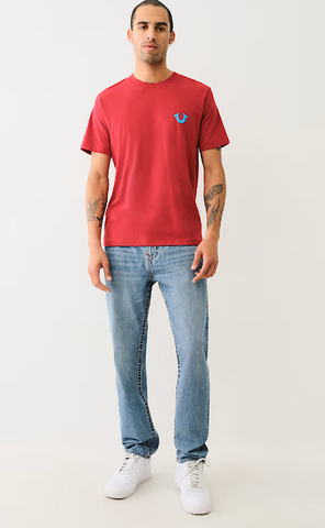 True Religion, Geno Big T Slim Street Vice Medium Wash Jeans