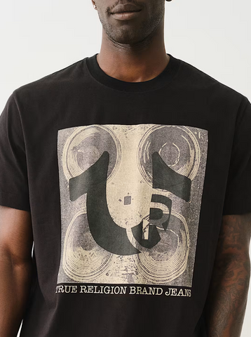 True Religion, T-Shirt With Speaker And Horseshoe