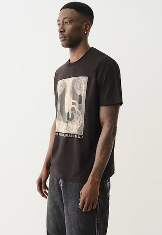 True Religion, T-Shirt With Speaker And Horseshoe