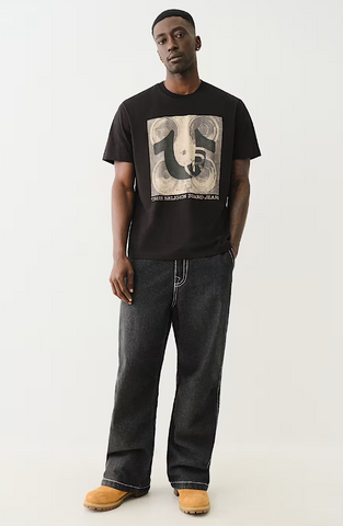True Religion, T-Shirt With Speaker And Horseshoe