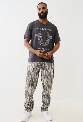 True Religion, Embroidered Radio Wave Horseshoe Tee