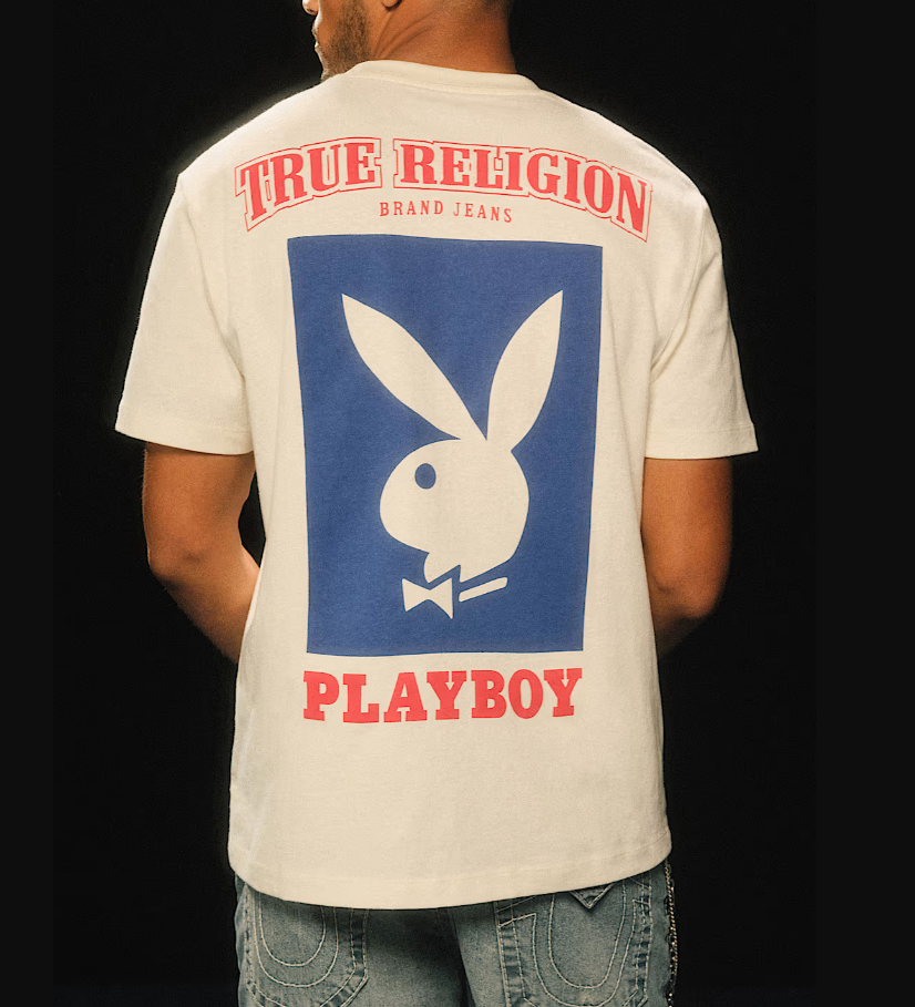 True Religion, “Tails  You Win ” T-Shirt PLAYBOY × TRUE RELIGION