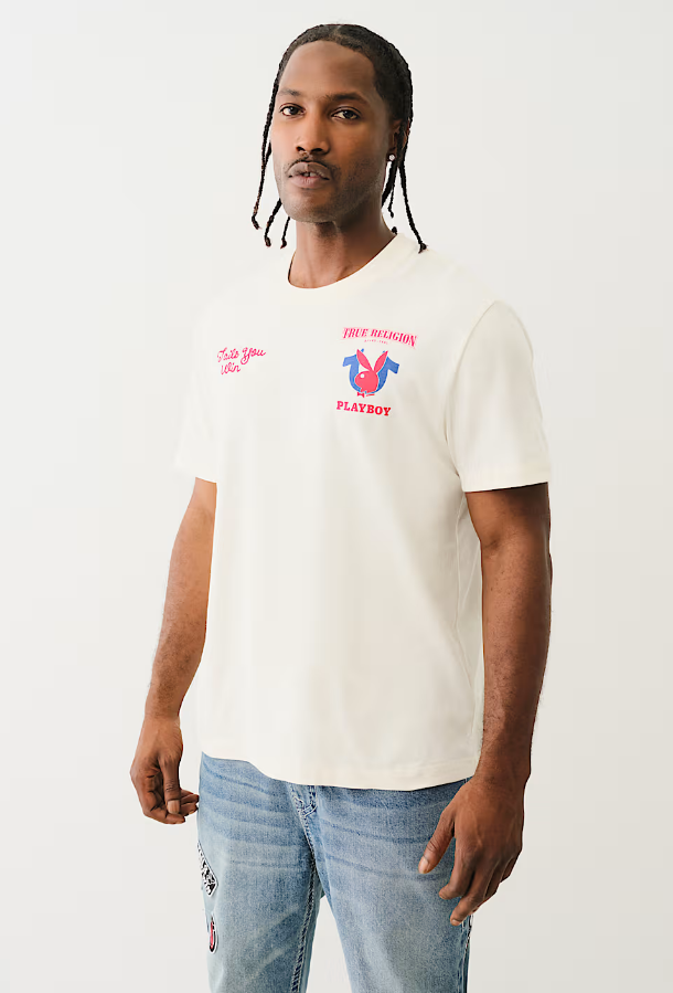 True Religion, “Tails  You Win ” T-Shirt PLAYBOY × TRUE RELIGION
