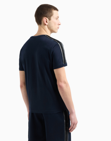 Emporio Armani, Logo Series cotton-jersey Navy T-Shirt