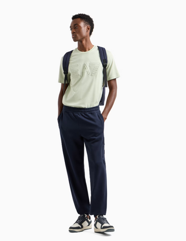 Emporio Armani, Logo Series short-sleeved organic cotton jersey  Mint Green T-shirt