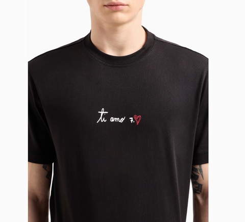 Emporio Armani, Regular Fit  Black T-Shirt