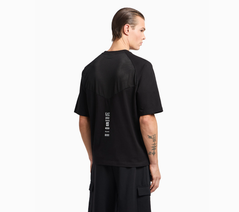 Emporio Armani, Cotton jersey Black T-shirt