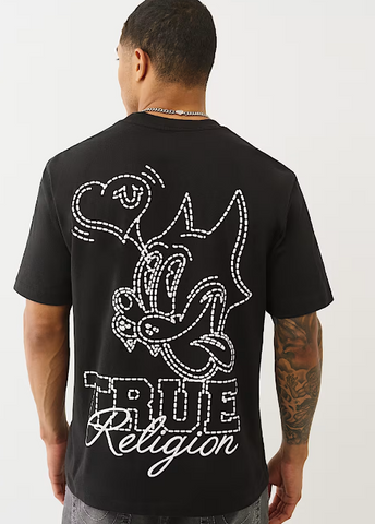 True Religion, Puff Print Cat Tee