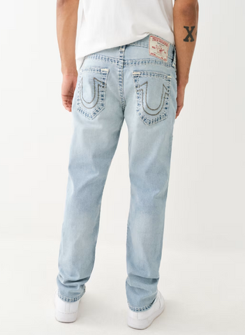 True Religion, Geno Super T Slim Light Blue Wash Jeans
