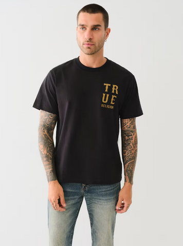 True Religion,Western Flocked Tee