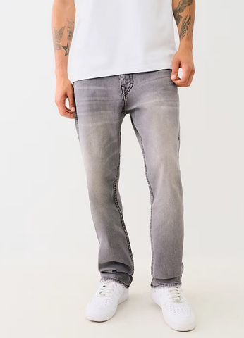 True Religion, Ricky Embossed  Horseshoe Big T Straight Jeans