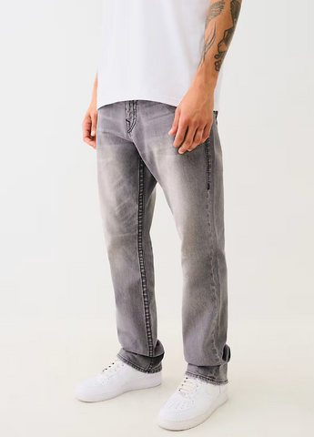 True Religion, Ricky Embossed  Horseshoe Big T Straight Jeans