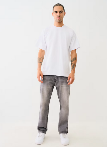 True Religion, Ricky Embossed  Horseshoe Big T Straight Jeans