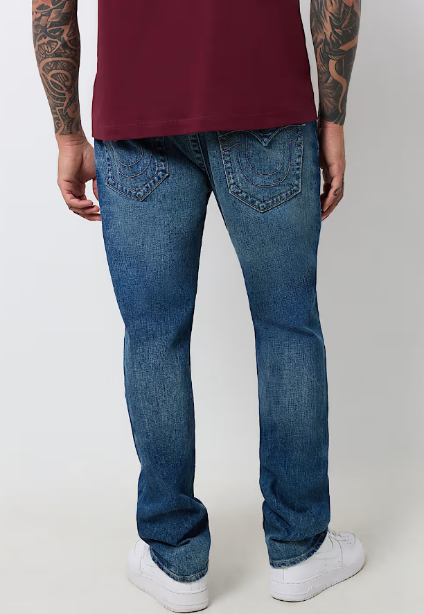 True Religion, Markdown Medium Wash Geno Slim Jeans