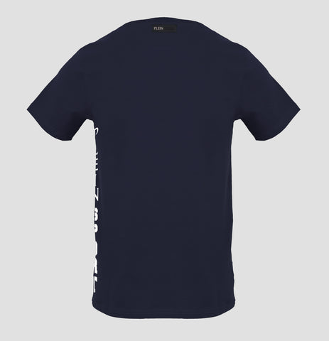 Plein Sport, Navy T-Shirt With Unique Side Insignia