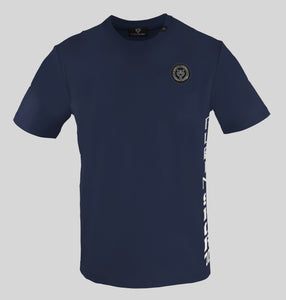 Plein Sport, Navy T-Shirt With Unique Side Insignia